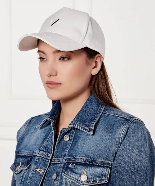 Καπέλο μπείζμπολ Guess άσπρο