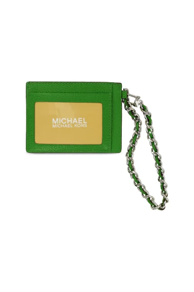 Δερμάτινος etui για κάρτες Michael Kors πράσινο