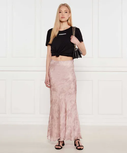 T-shirt + σάλι | Regular Fit Patrizia Pepe μαύρο