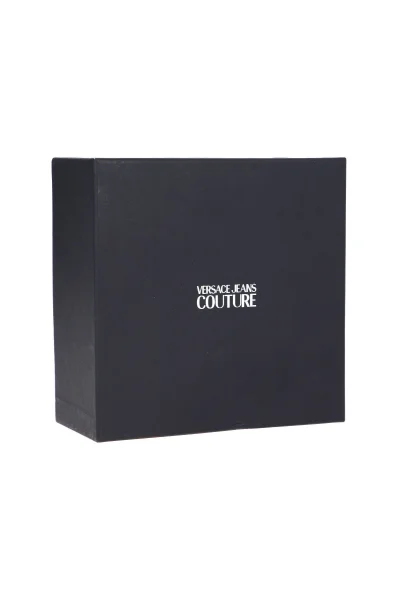 Δερμάτινα ζώνη Versace Jeans Couture μαύρο