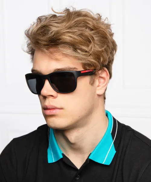 Γυαλιά ηλίου PS 01US PRADA LINEA ROSSA μαύρο