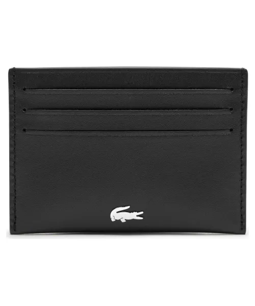 Δερμάτινα etui για κάρτες Lacoste μαύρο
