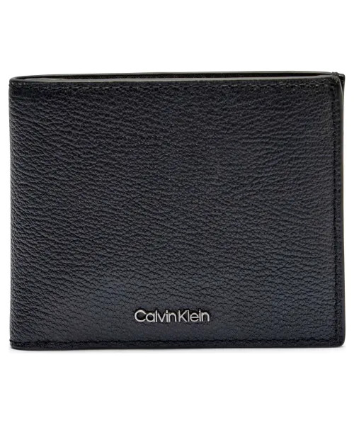 Δερμάτινα πορτοφόλι Calvin Klein | μαύρο K50K512867