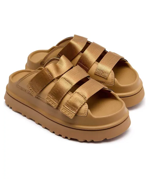Παντόφλες W GOLDENGLOW UGG καφέ
