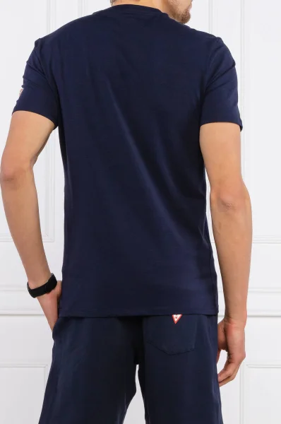 T-shirt VINYL VOL.20 CN | Slim Fit GUESS ναυτικό μπλε