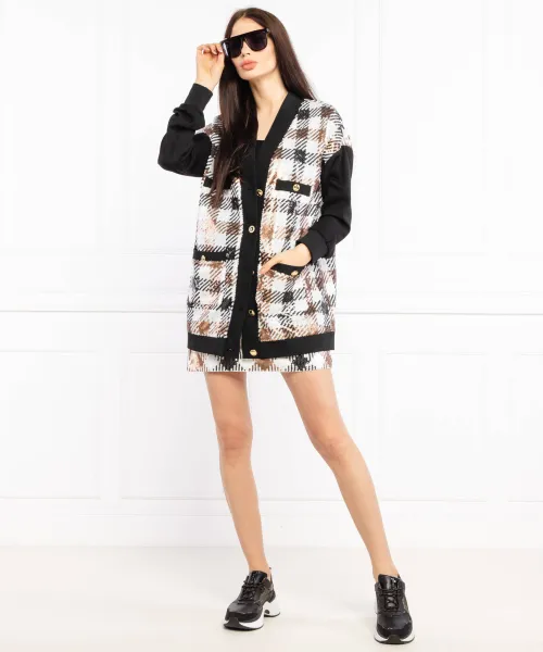 Πλεκτή ζακέτα | Oversize fit Twinset Actitude μαύρο