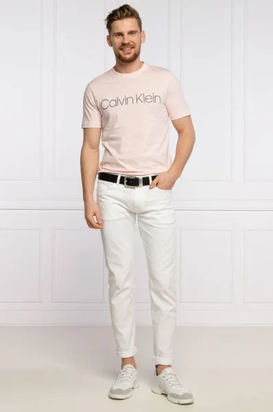 T-shirt | Regular Fit Calvin Klein πουδραρισμένο ροζ
