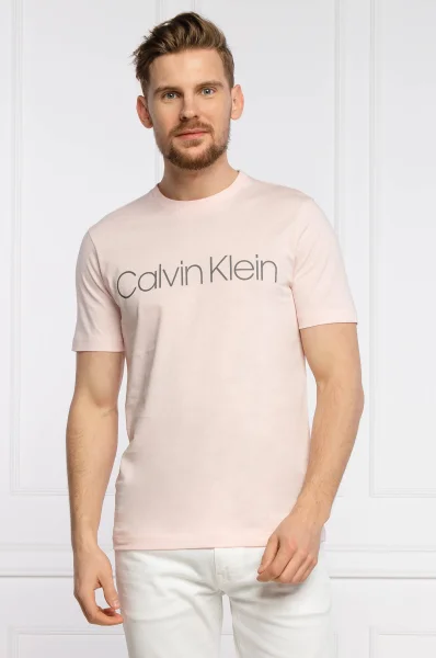 T-shirt | Regular Fit Calvin Klein πουδραρισμένο ροζ