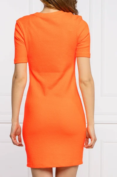 φόρεμα CALVIN KLEIN JEANS πορτοκαλί