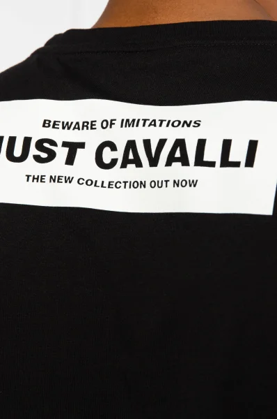 T-shirt | Regular Fit Just Cavalli μαύρο