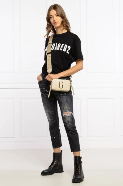 Jeans Cool Girl Cropped | Cropped Fit | low waist Dsquared2 μαύρο