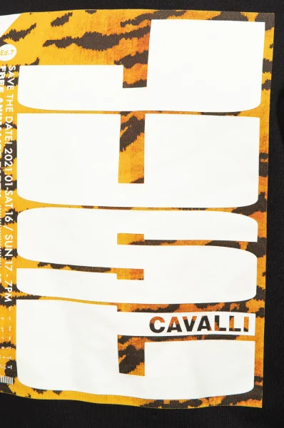 Μπλούζα | Regular Fit Just Cavalli μαύρο