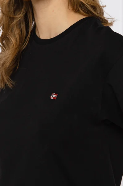 T-shirt salis | Regular Fit Napapijri μαύρο