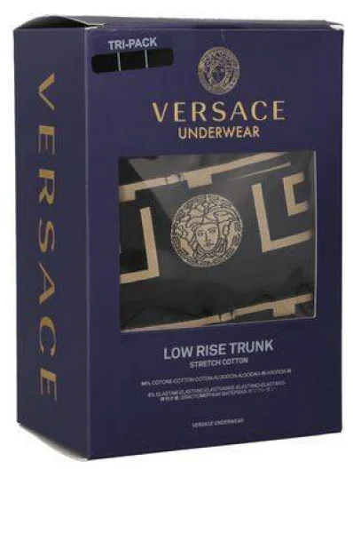 Boxer 3-pack Versace μαύρο