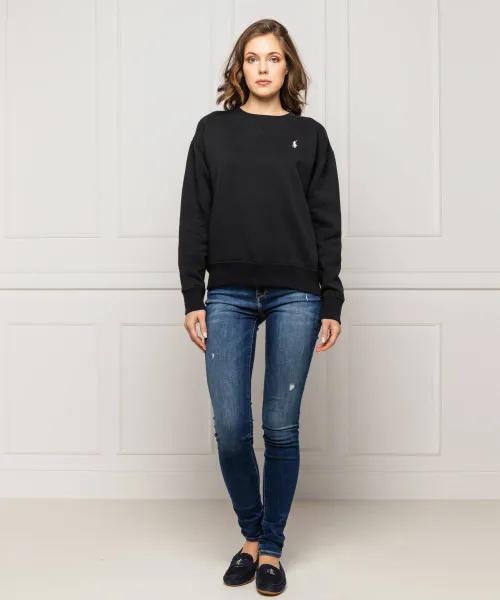 μπλούζα | regular fit POLO RALPH LAUREN μαύρο