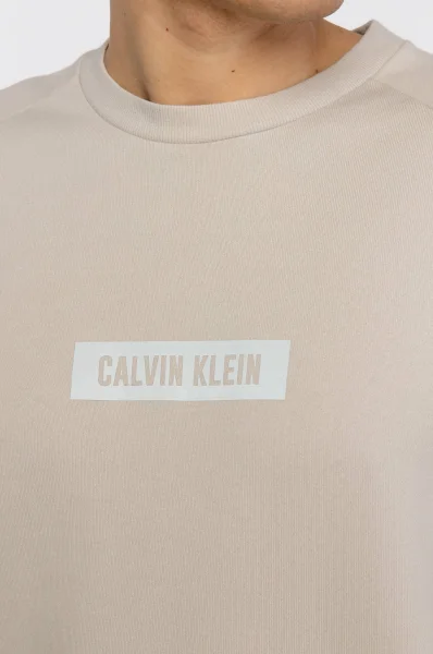 Μπλούζα | Regular Fit Calvin Klein Performance μπεζ