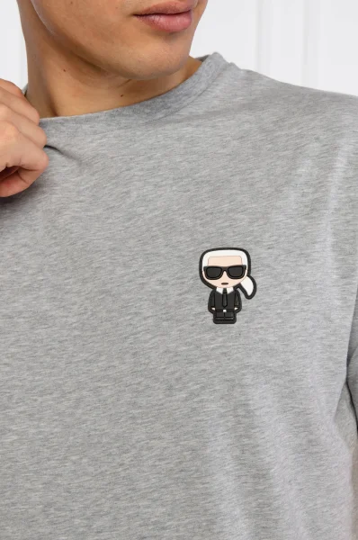 T-shirt | Regular Fit Karl Lagerfeld γκρί