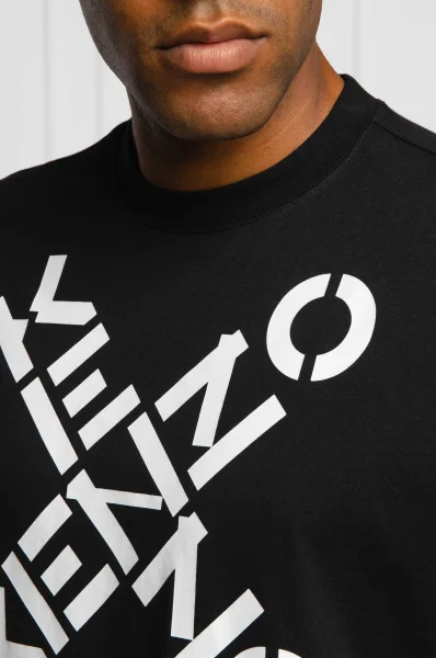 t-shirt | relaxed fit Kenzo μαύρο
