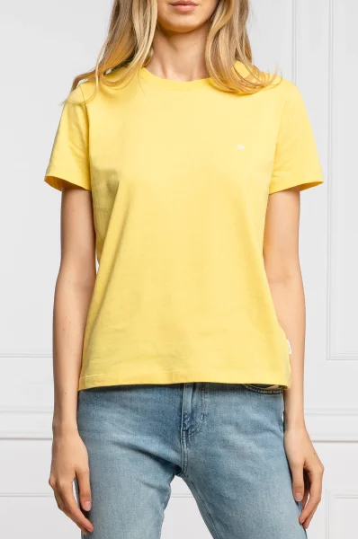 t-shirt | regular fit Calvin Klein κίτρινο