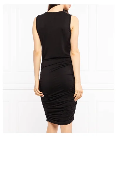 φόρεμα SHEATH DKNY μαύρο