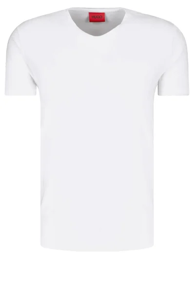 Tshirt 2 pack HUGO-V | Slim Fit HUGO μαύρο