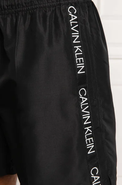 μαγιό σορτς medium drawstring | regular fit Calvin Klein Swimwear μαύρο