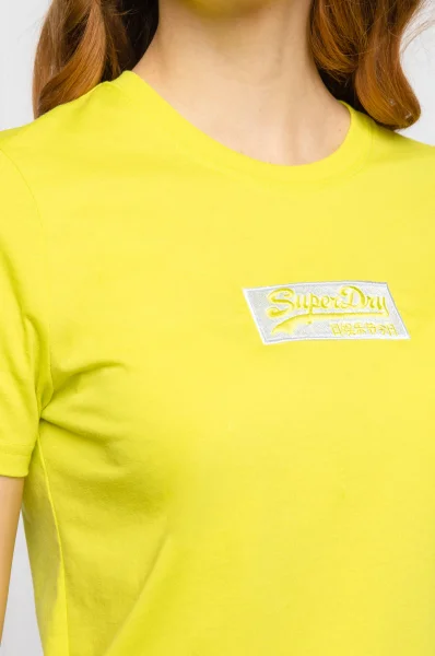 t-shirt vl micro | regular fit Superdry πράσινο ασβέστη