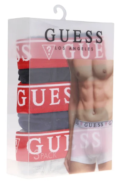 Bokserki 3-pack HERO | cotton stretch Guess Underwear γκρί