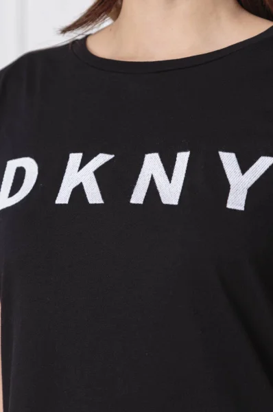 T-shirt LOGO TEE | Regular Fit DKNY μαύρο