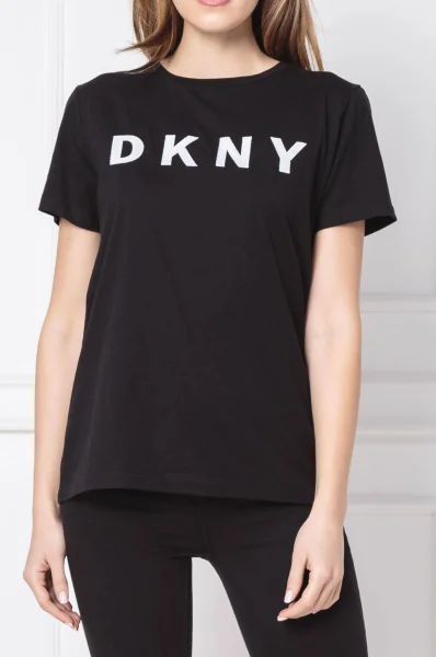 T-shirt LOGO TEE | Regular Fit DKNY μαύρο