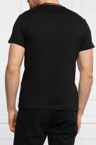 T-shirt | Slim Fit Versace Jeans Couture μαύρο