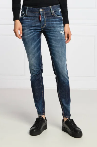 jeans twiggy jean | slim fit | mid waist Dsquared2 ναυτικό μπλε