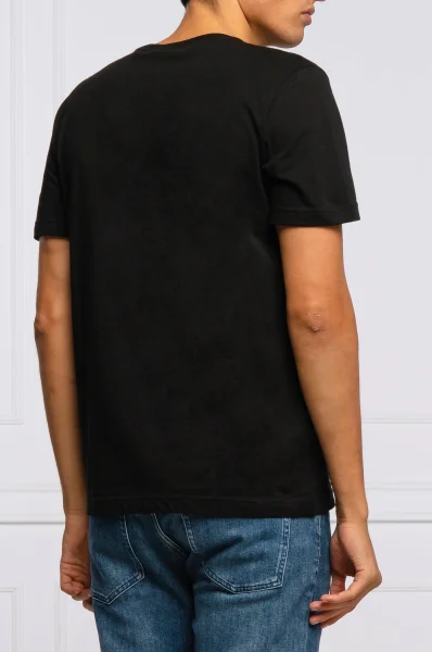 t-shirt | regular fit Lacoste μαύρο