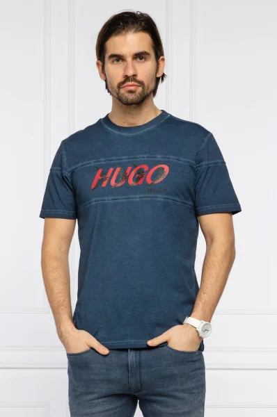 T-shirt Dappel BOSS X LIAM PAYNE | Regular Fit HUGO μπλέ