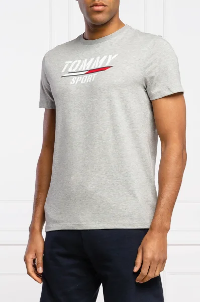 t-shirt | regular fit Tommy Sport σταχτί