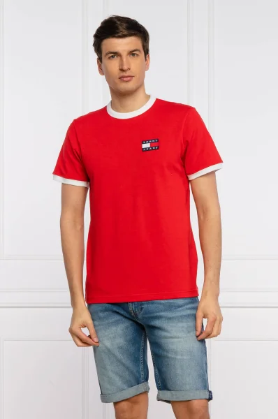 T-shirt | Regular Fit Tommy Jeans κόκκινο