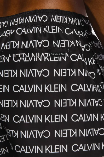 Μαγιό σορτς DRAWSTRING-PRINT | Regular Fit Calvin Klein Swimwear μαύρο