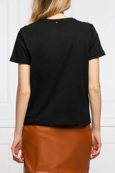 T-shirt NEPERVILLE | Regular Fit Silvian Heach μαύρο