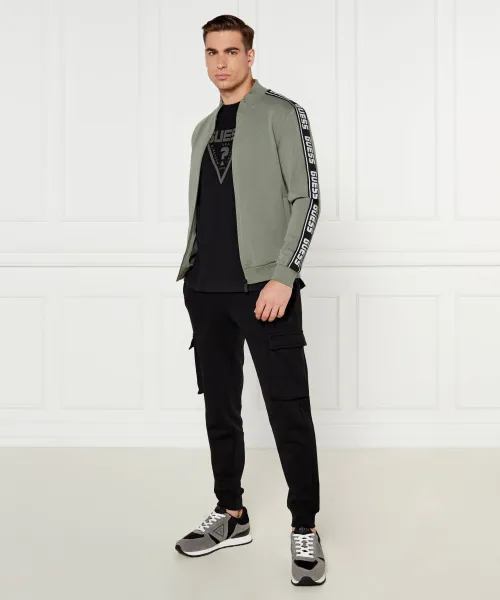 Μπλούζα NEW ARLO | Regular Fit GUESS ACTIVE πράσινο