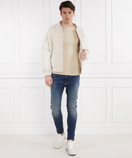 T-shirt | Regular Fit Gant μπεζ