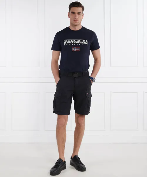 Σορτς | Regular Fit Napapijri μαύρο