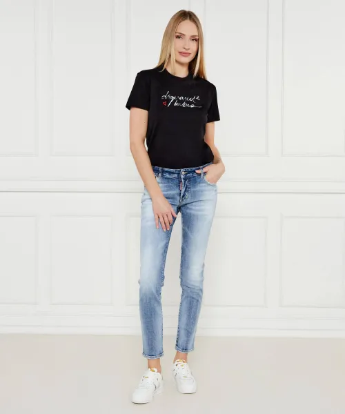 T-shirt | Regular Fit Dsquared2 μαύρο