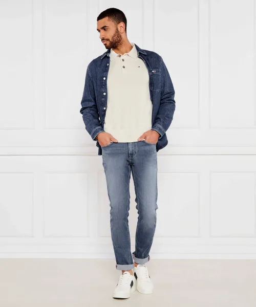 Πουλόβερ | Regular Fit Tommy Jeans χρώμα άμμου