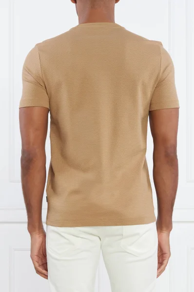 T-shirt Tiburt 240 | Regular Fit BOSS BLACK χρώμα καμήλας 