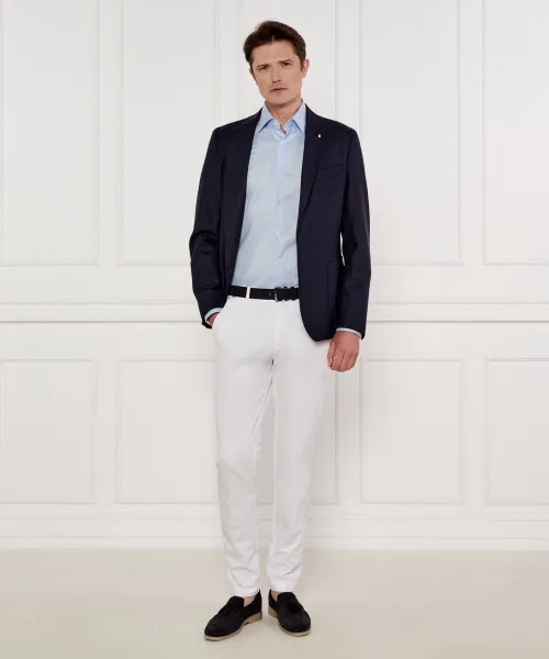 Πουκάμισο H-HANK-kent-C3-214 | Slim Fit | easy iron BOSS BLACK μπλέ