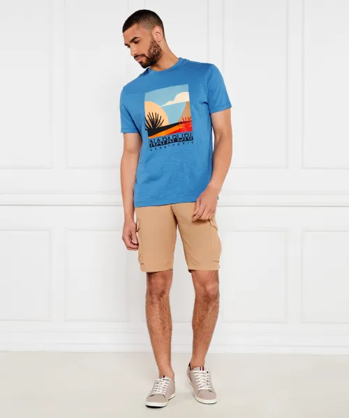 T-shirt S-ARBIA | Regular Fit Napapijri μπλέ