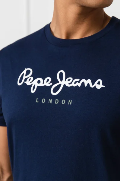 t-shirt eggo | regular fit Pepe Jeans London ναυτικό μπλε