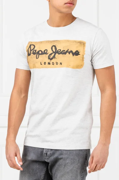 t-shirt charing Pepe Jeans London σταχτί