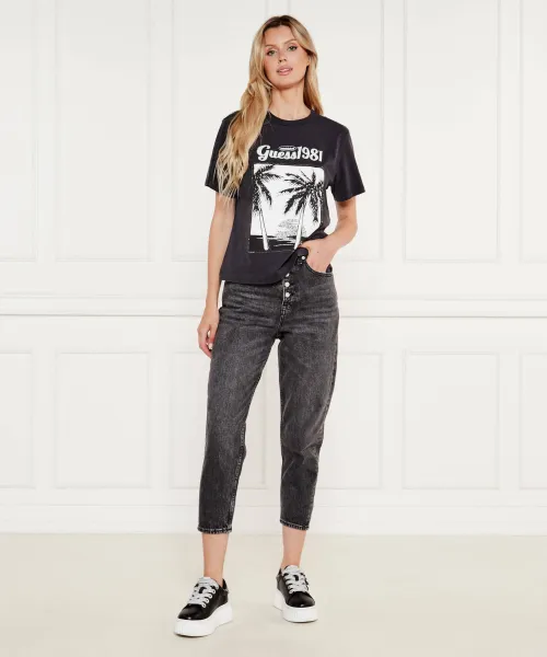 T-shirt GUESS | γραφίτη Regular Fit W5YI17 I3Z14