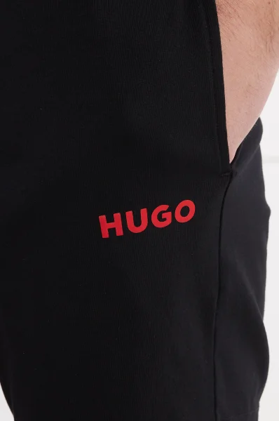 Σορτς LINKED CW | Loose fit Hugo Bodywear μαύρο